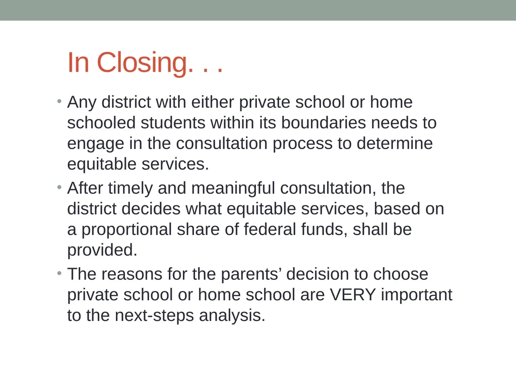Parentally Placed Private School Students Wyoming - slide 39 of 39