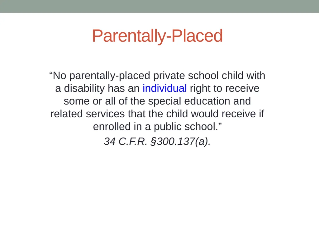 Parentally Placed Private School Students Wyoming - slide 6 of 39