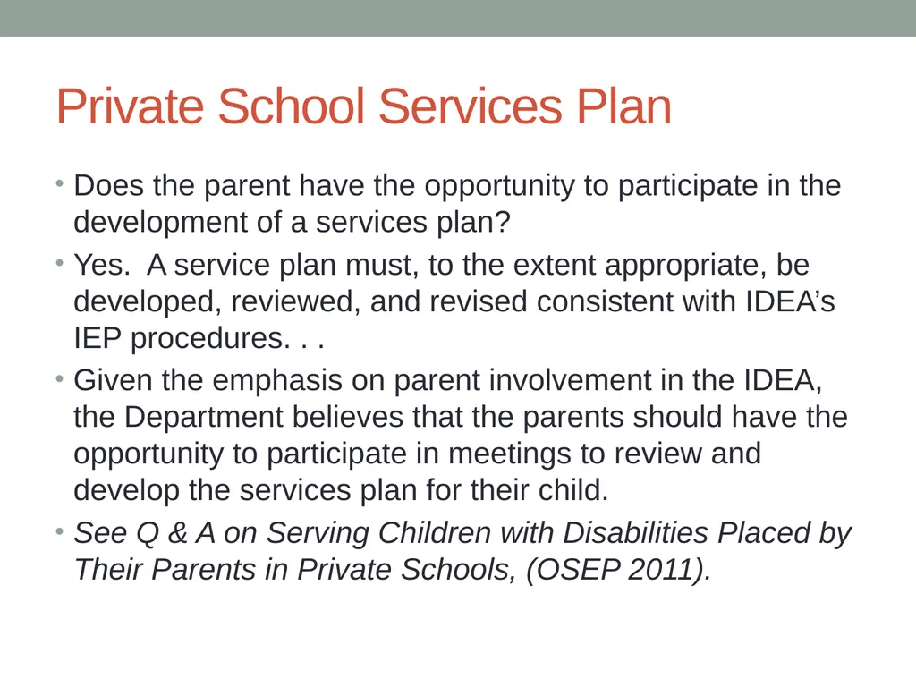Parentally Placed Private School Students Wyoming - slide 25 of 39