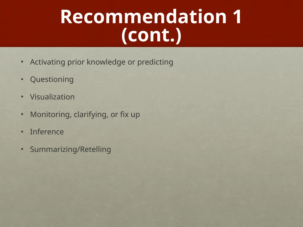 Improving Reading Comprehension K-3 Timothy - slide 16 of 54