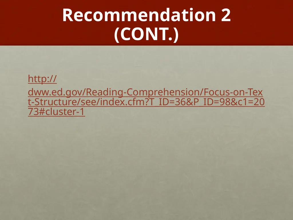 Improving Reading Comprehension K-3 Timothy - slide 29 of 54