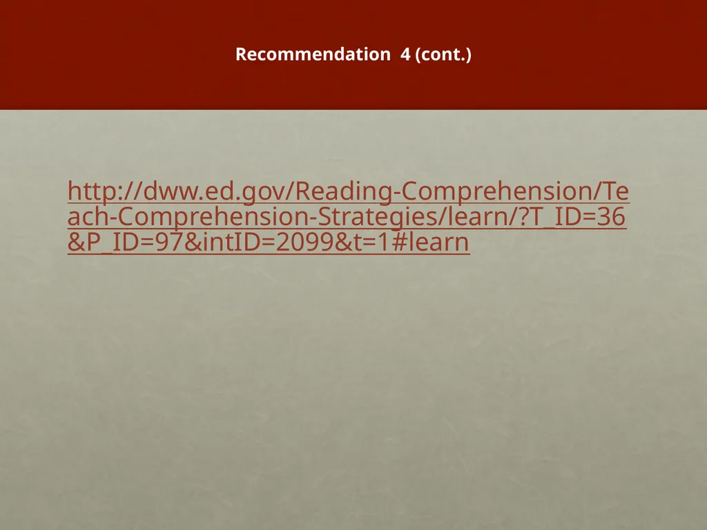 Improving Reading Comprehension K-3 Timothy - slide 38 of 54