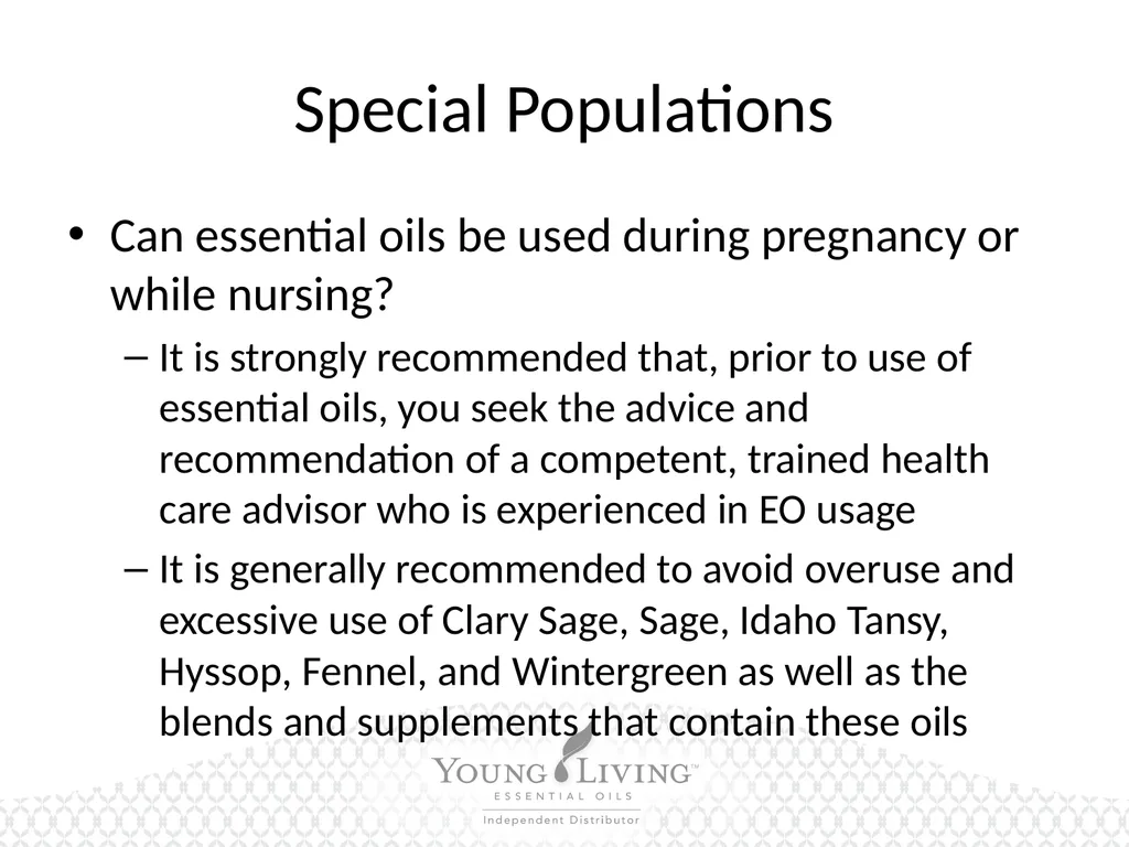 Using Essential Oils Safely Using Essential Oils - slide 12 of 17