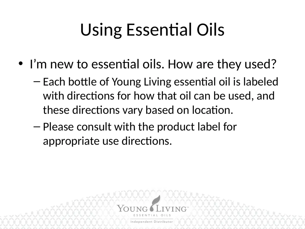 Using Essential Oils Safely Using Essential Oils - slide 2 of 17