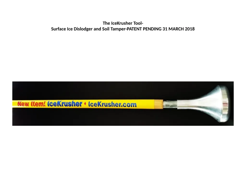 THE ICEKRUSHER TOOL NOVA PATH CREATIONS LLC - slide 2 of 11