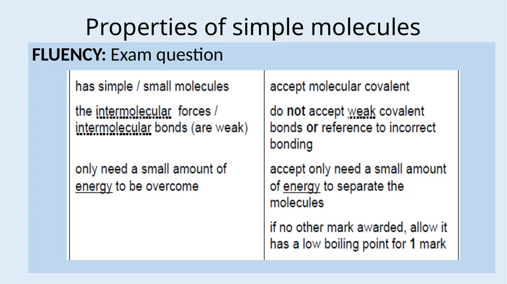 Simple Covalent Molecules Higher LOW STAKES QUIZ - slide 15 of 25