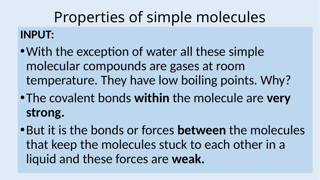 Simple Covalent Molecules Higher LOW STAKES QUIZ - slide 8 of 25