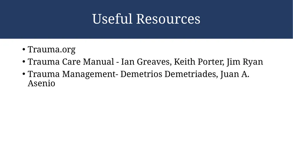 Pediatric Trauma Kampala Advanced Trauma Care - slide 36 of 37
