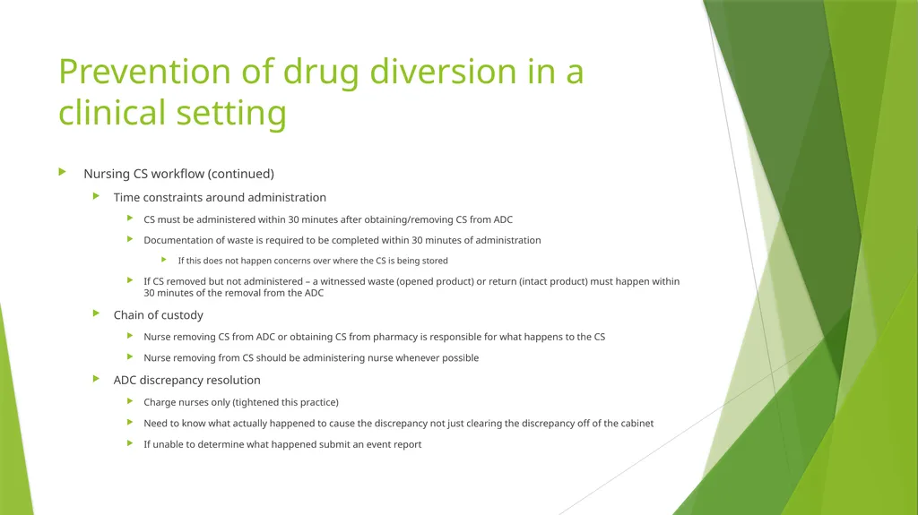 Processes and Partnership with Nursing on - slide 10 of 31
