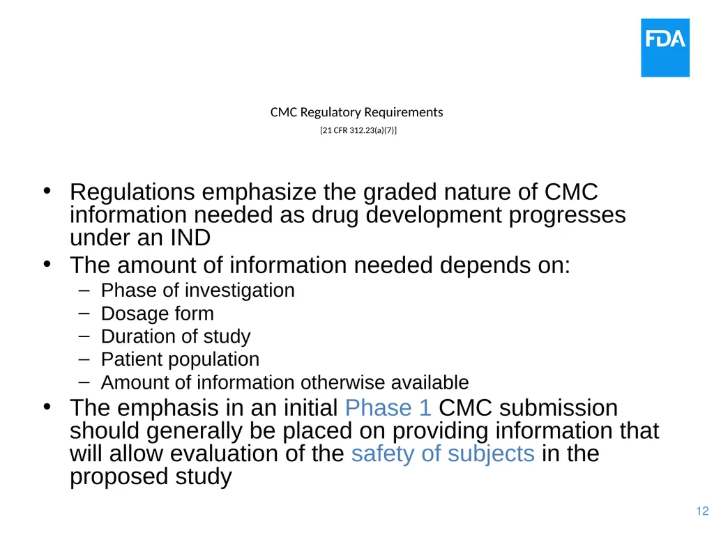 Quality Issues for Clinical Trial Materials: The - slide 12 of 41