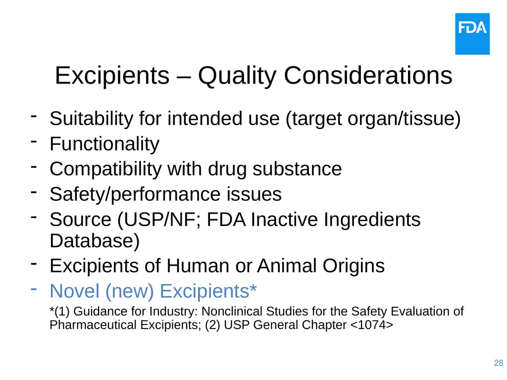 Quality Issues for Clinical Trial Materials: The - slide 28 of 41