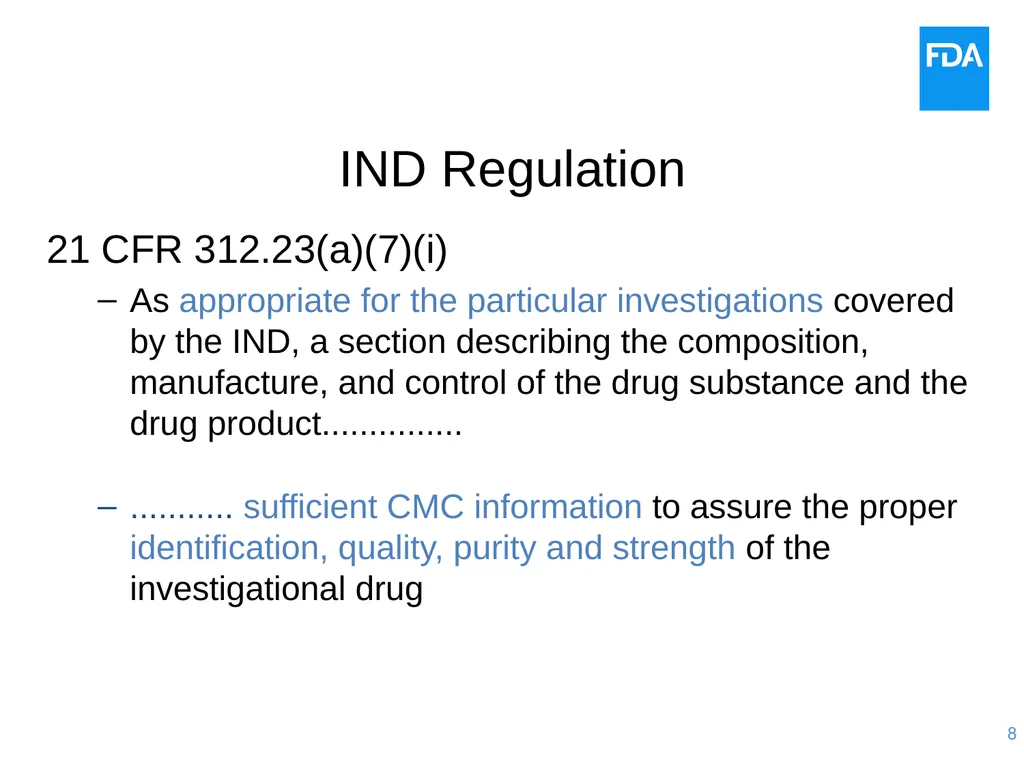 Quality Issues for Clinical Trial Materials: The - slide 8 of 41