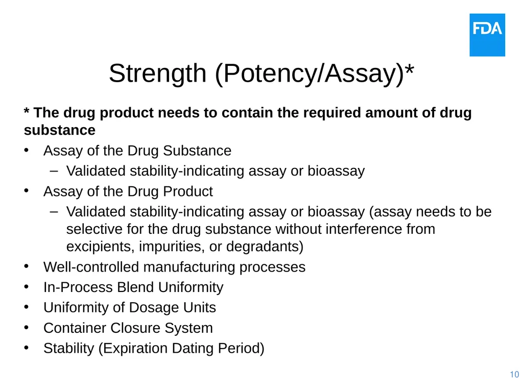 Quality Issues for Clinical Trial Materials: The - slide 10 of 41