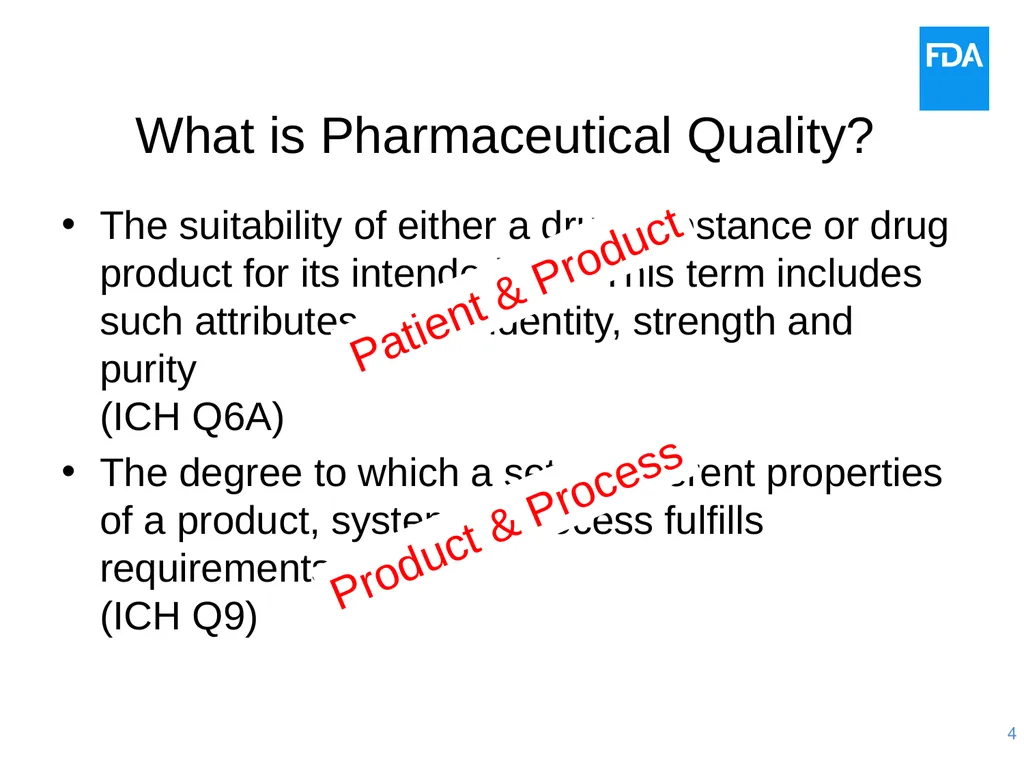 Quality Issues for Clinical Trial Materials: The - slide 4 of 41