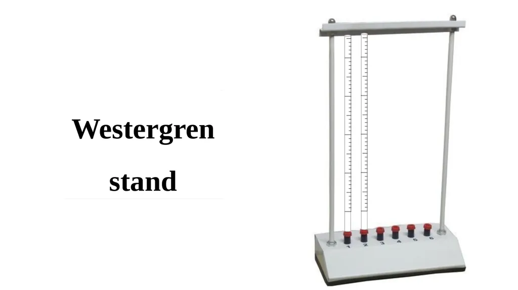 ERYTHROCYTE SEDIMENTATION RATE (ESR) Relevance - slide 15 of 24