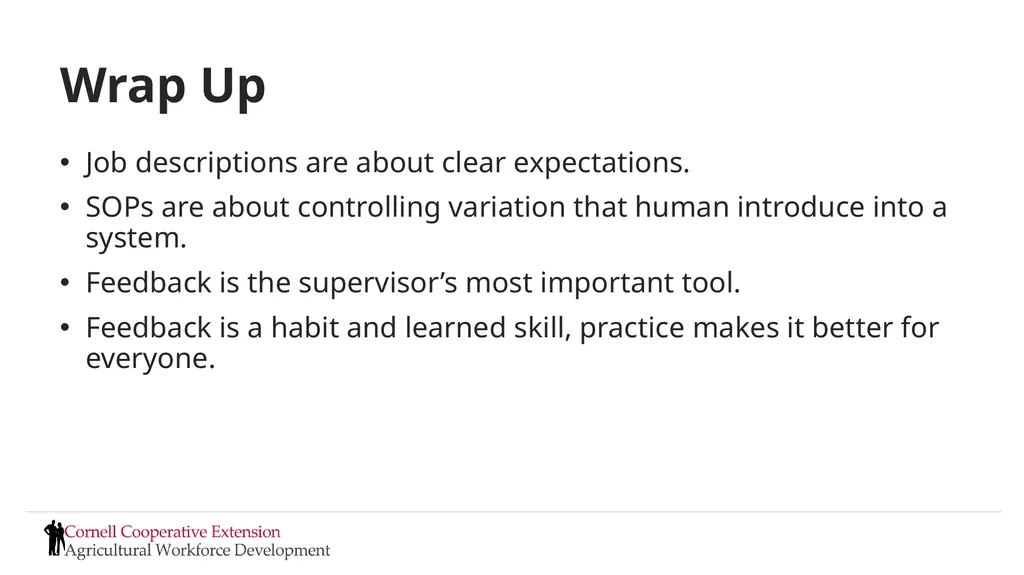 Setting Expectations and Managing Performance - slide 69 of 70