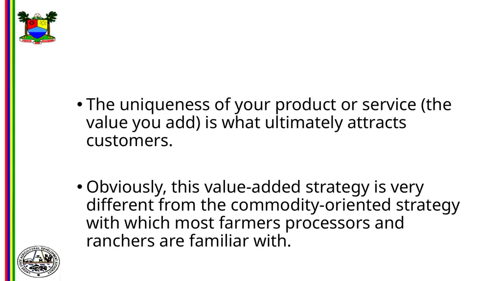 OPPORTUNITIES IN FOOD AND AGRO-PROCESSING IN - slide 28 of 46
