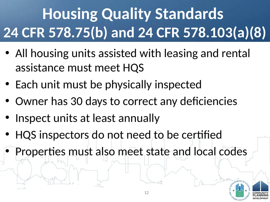 Continuum of Care Program (CoC) Training - slide 12 of 14