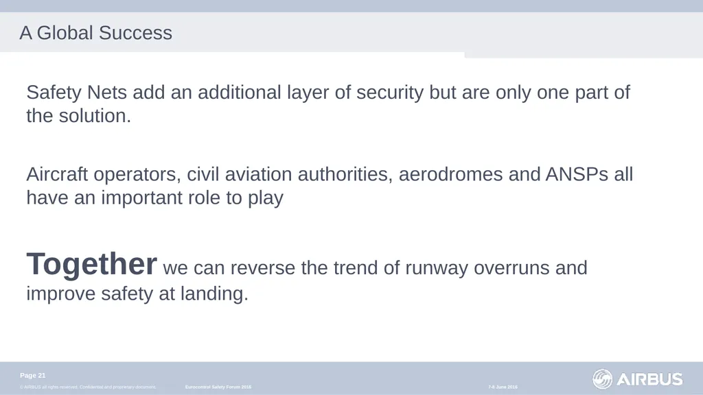 An Active Safety Net for Runway Overruns Presented - slide 21 of 22