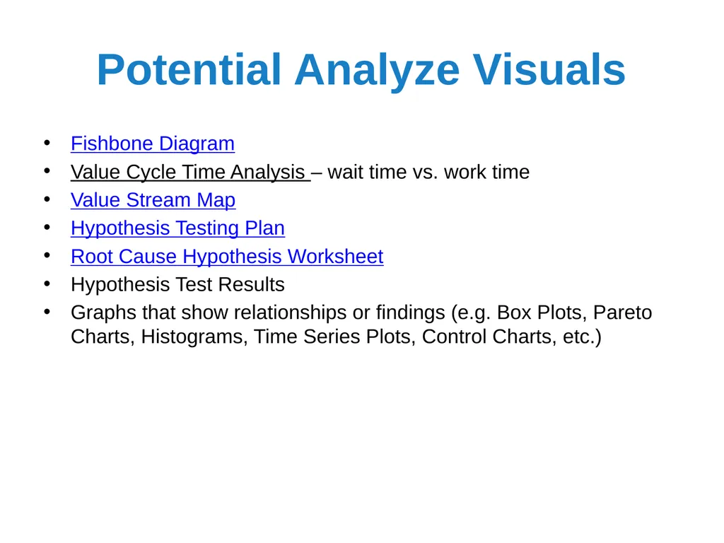 Black Belt Project Storyboard Template Visit - slide 12 of 20
