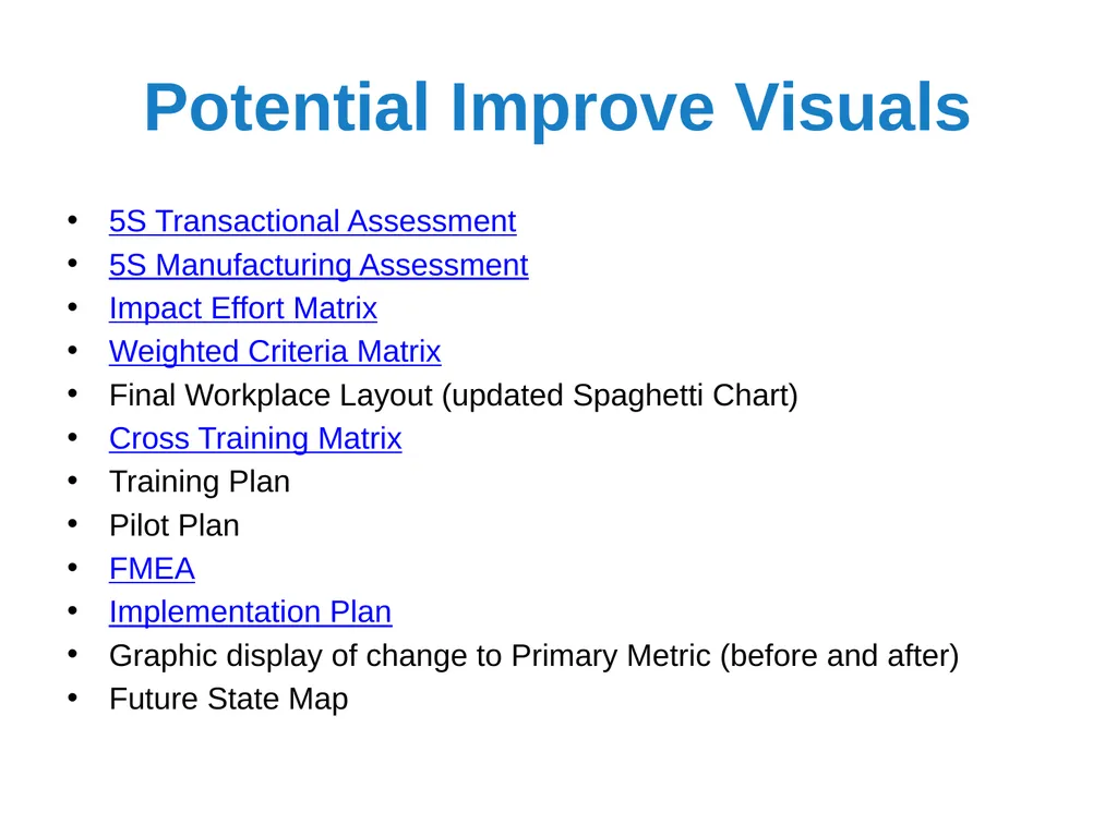 Black Belt Project Storyboard Template Visit - slide 15 of 20