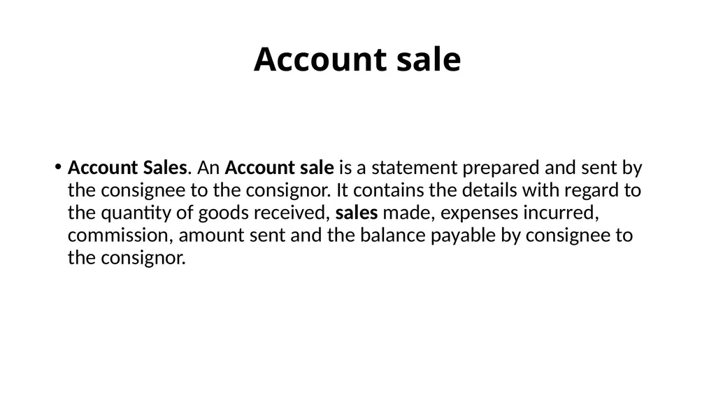 Unit- 2 Consignment Accounts Meaning of - slide 10 of 22