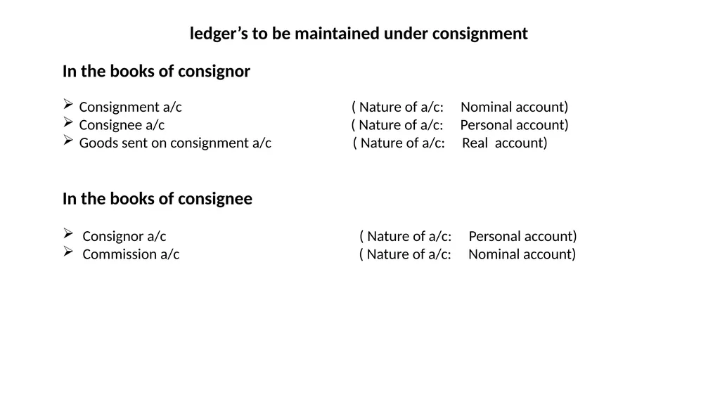 Unit- 2 Consignment Accounts Meaning of - slide 18 of 22