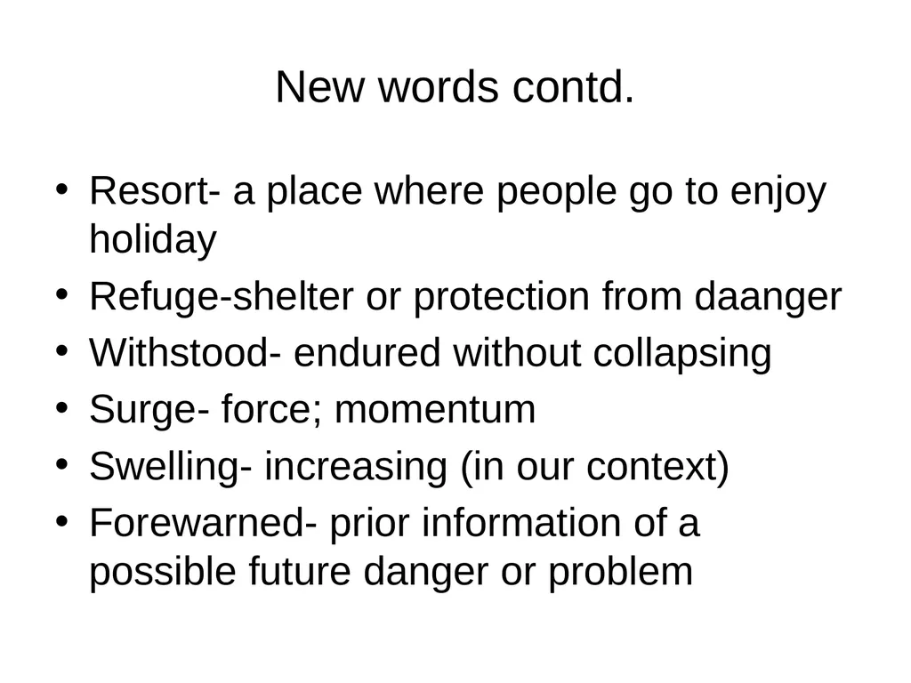 Chapter 2 THE TSUNAMI INTRODUCTION: A tsunami also - slide 7 of 8