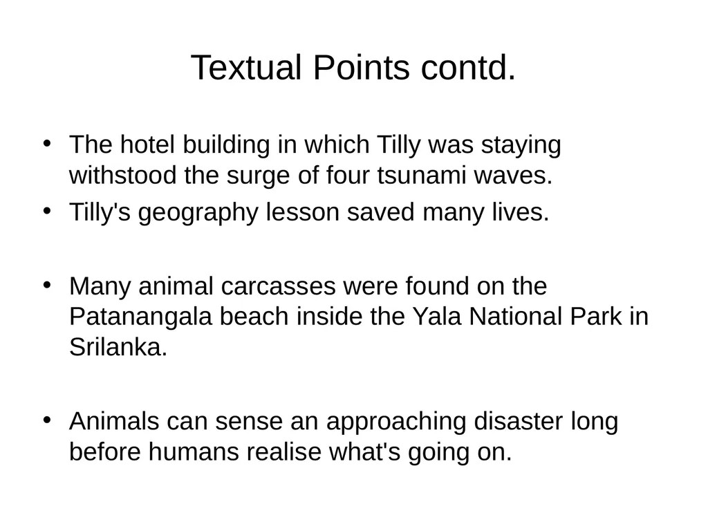 Chapter 2 THE TSUNAMI INTRODUCTION: A tsunami also - slide 5 of 8
