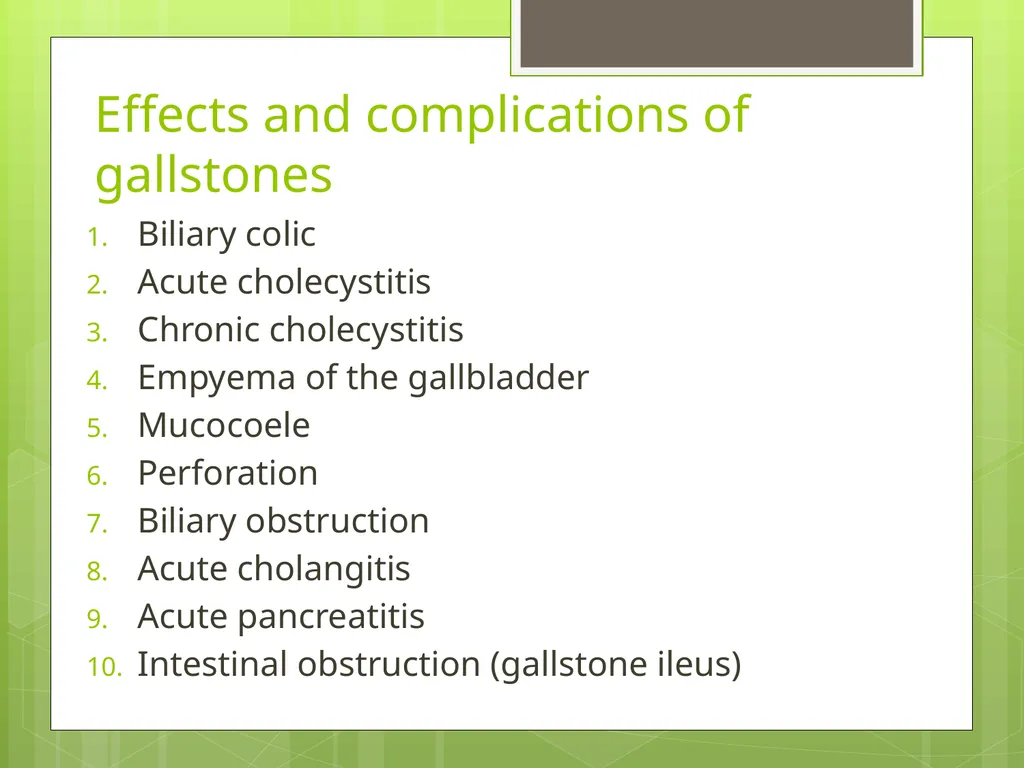 The gallbladder and bile ducts SURGICAL ANATOMY - slide 16 of 19