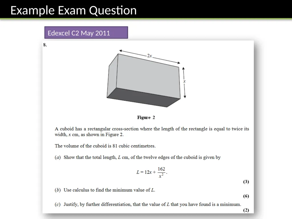 C2 Chapter 9 Differentiation Dr J Frost - slide 20 of 22
