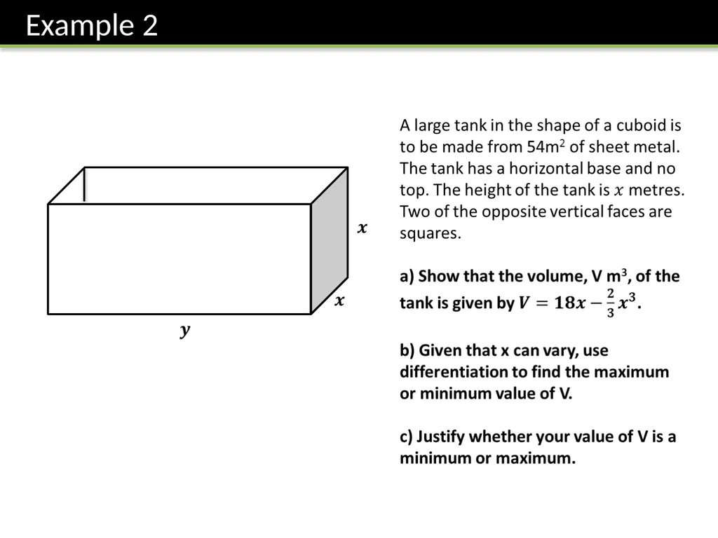 C2 Chapter 9 Differentiation Dr J Frost - slide 22 of 22