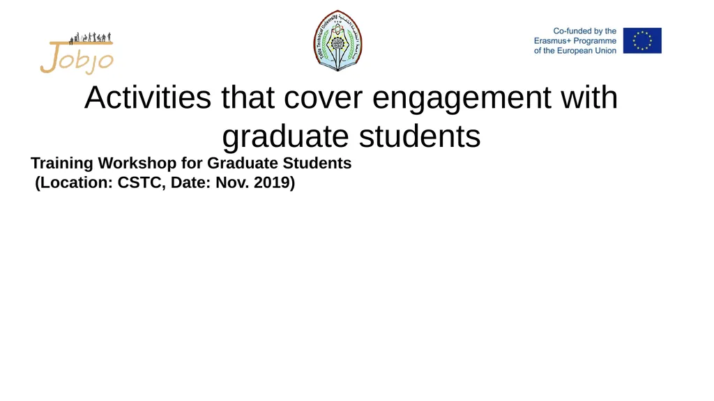 JOB-JO Dissemination Report ERASMUS+ PROGRAMME - slide 7 of 10
