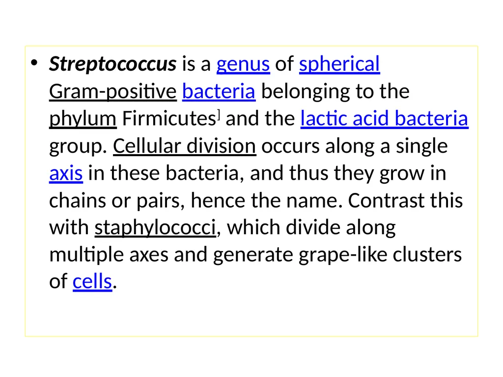 Streptococci assist. Prof. Zainab Abdul jabar - slide 2 of 32