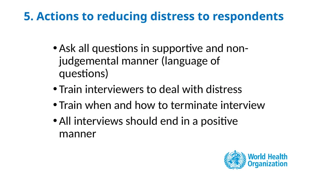"Putting Women First" Ethical and Safety - slide 15 of 29