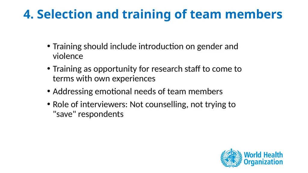 "Putting Women First" Ethical and Safety - slide 11 of 29