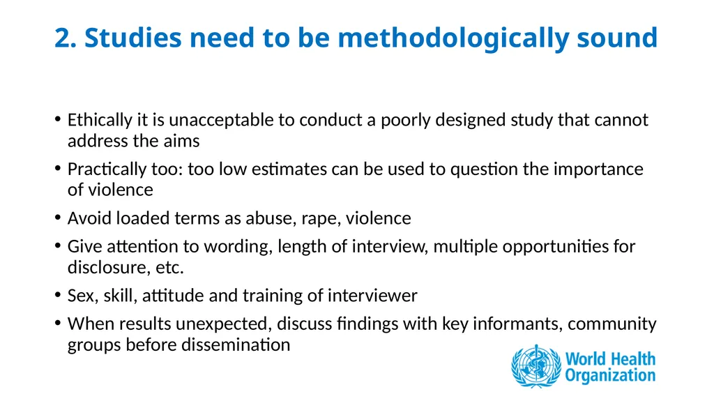 "Putting Women First" Ethical and Safety - slide 8 of 29