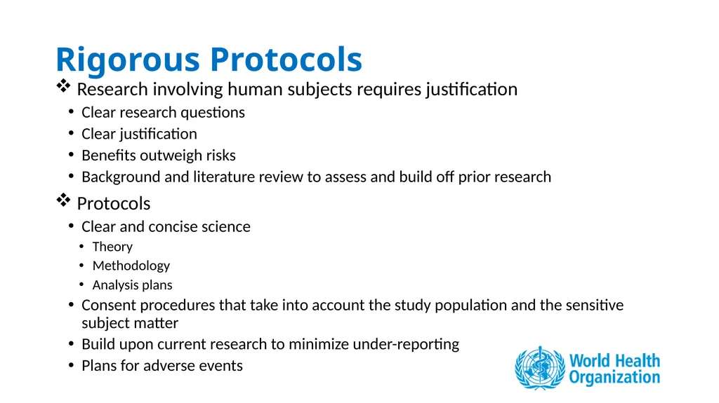 "Putting Women First" Ethical and Safety - slide 3 of 29