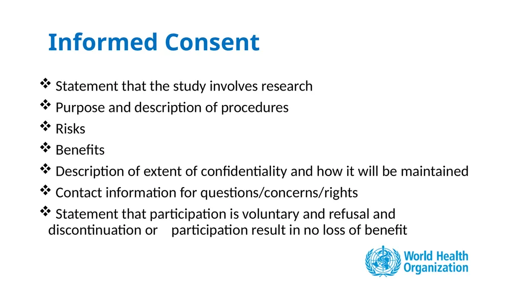 "Putting Women First" Ethical and Safety - slide 26 of 29