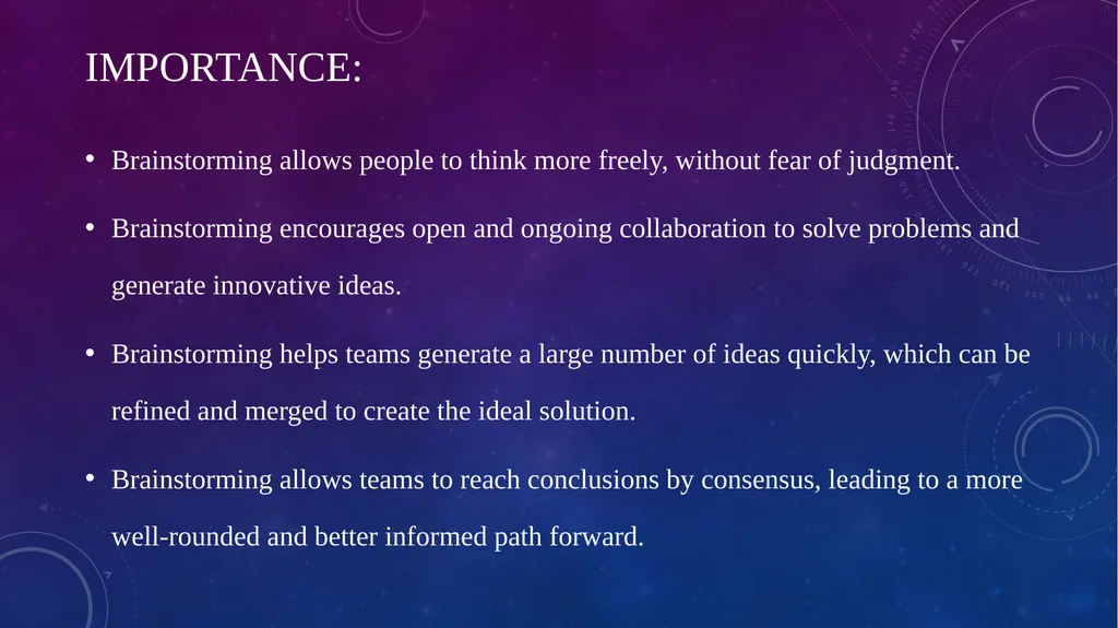 Permissive Style of Teaching: Brainstorming Method - slide 7 of 13
