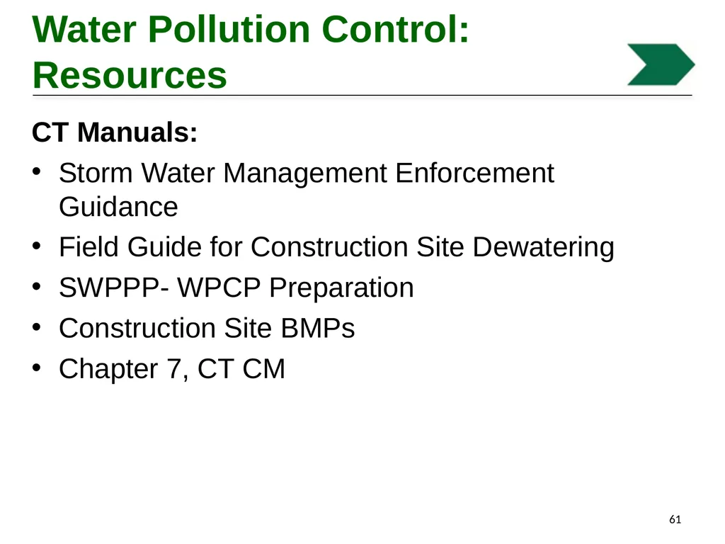 Environmental Stewardship and Water Pollution - slide 61 of 74