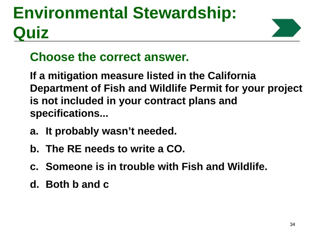 Environmental Stewardship and Water Pollution - slide 34 of 74