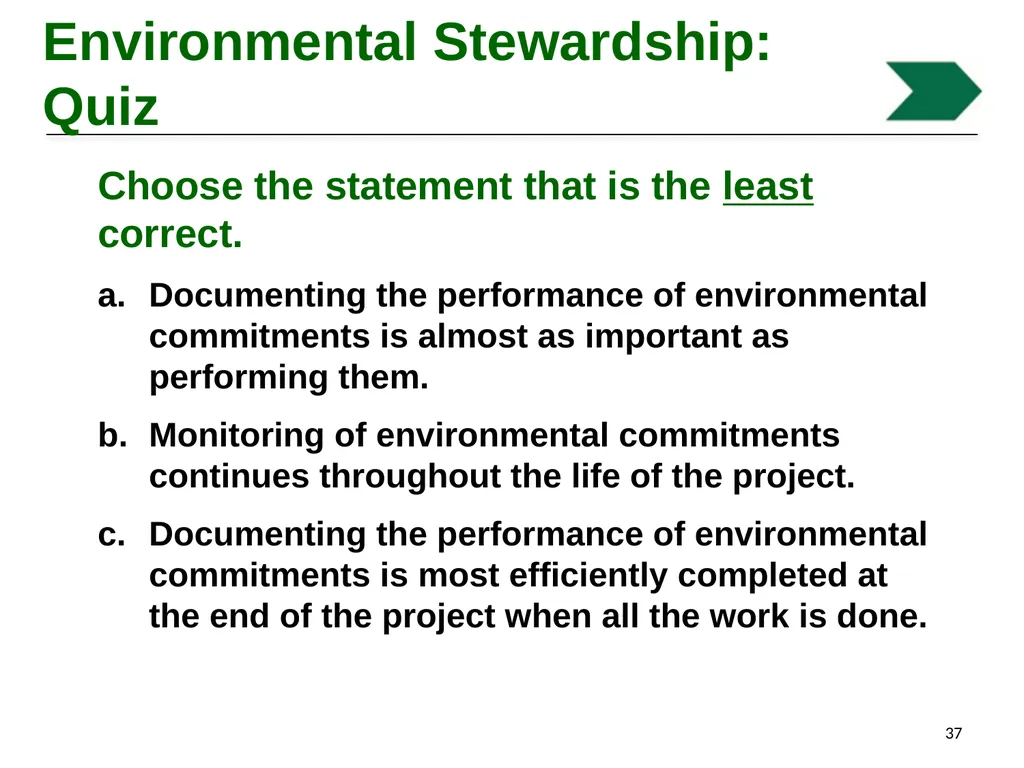 Environmental Stewardship and Water Pollution - slide 37 of 74