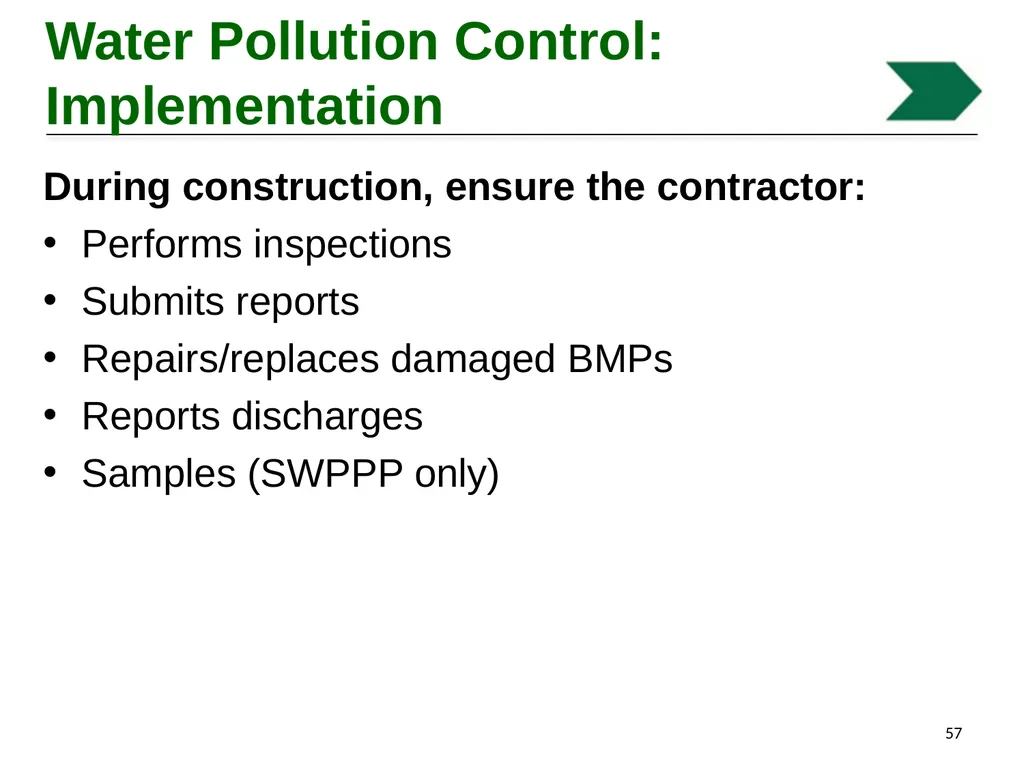 Environmental Stewardship and Water Pollution - slide 57 of 74