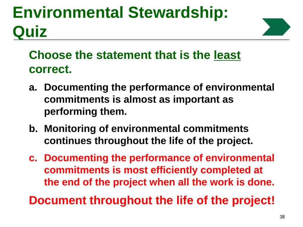 Environmental Stewardship and Water Pollution - slide 38 of 74