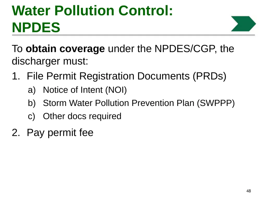 Environmental Stewardship and Water Pollution - slide 48 of 74