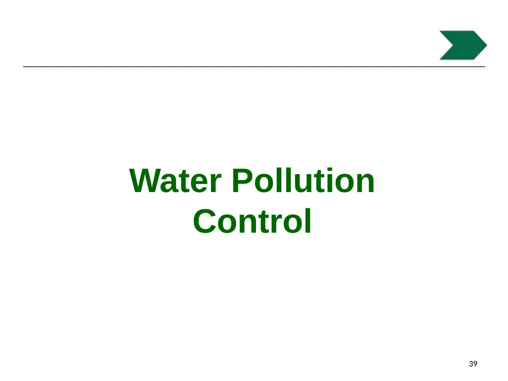 Environmental Stewardship and Water Pollution - slide 39 of 74