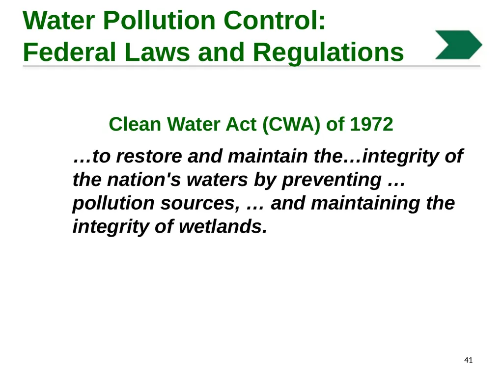 Environmental Stewardship and Water Pollution - slide 41 of 74