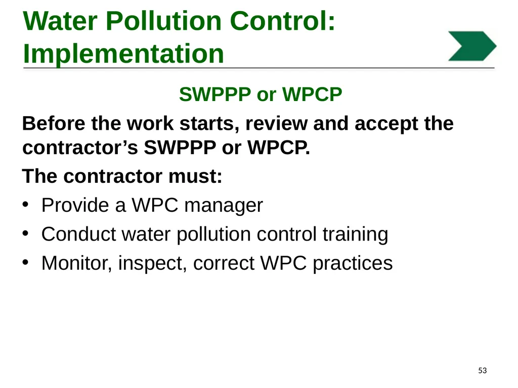 Environmental Stewardship and Water Pollution - slide 53 of 74
