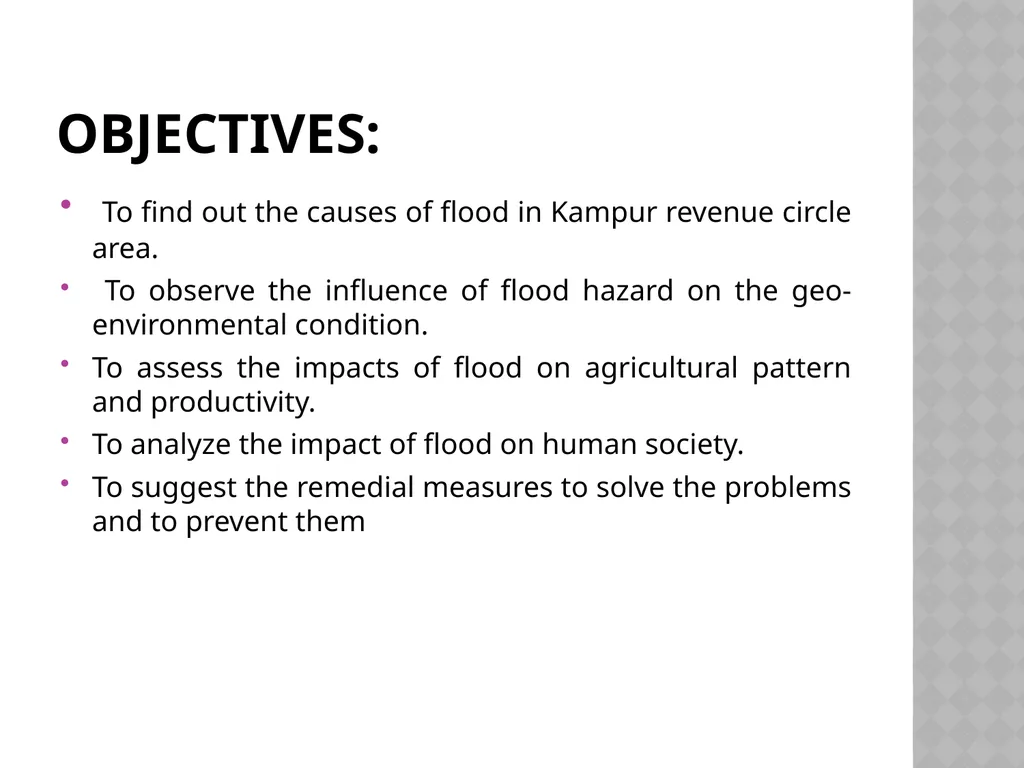 A FIELD STUDY RESEARCH PROJECT FOR THE CLASS OF - slide 3 of 15